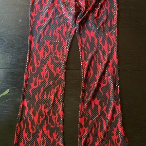 Fire Print Sequence Pants